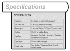 Specifications